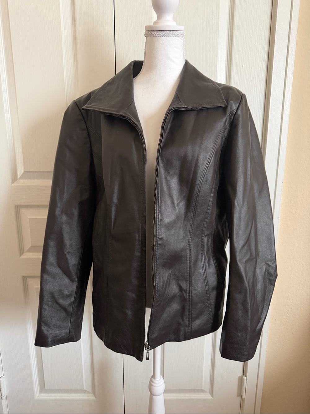 Dark Brown Leather Jacket